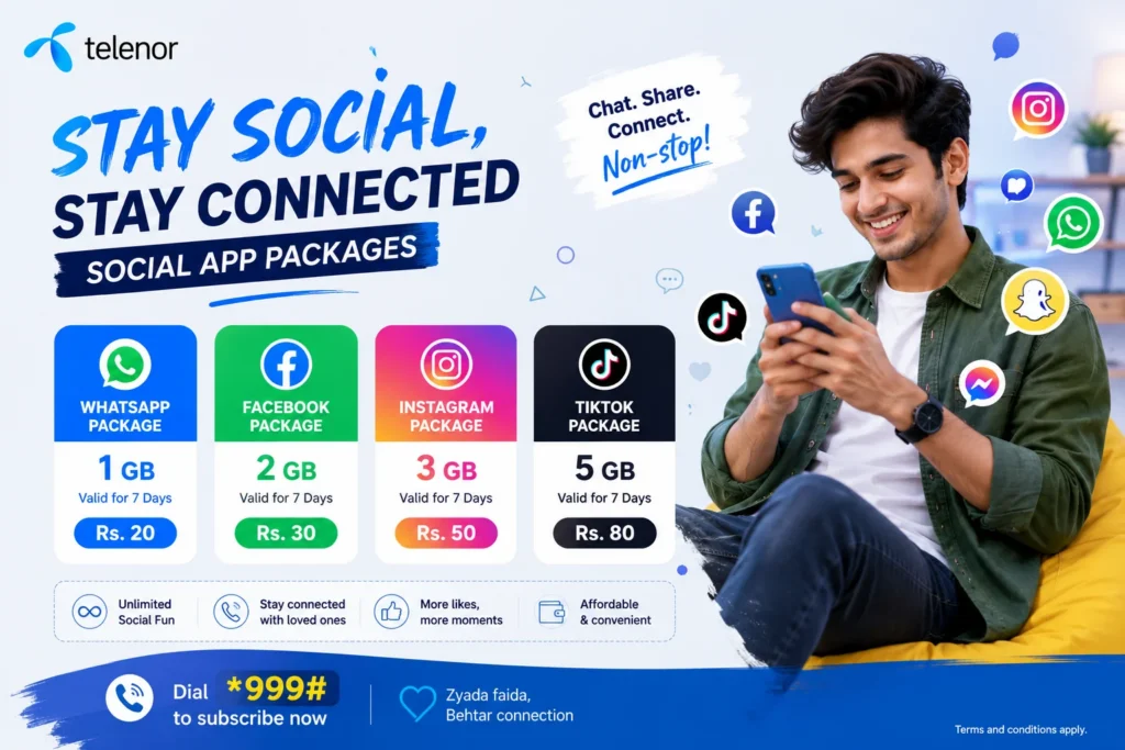 social app packages